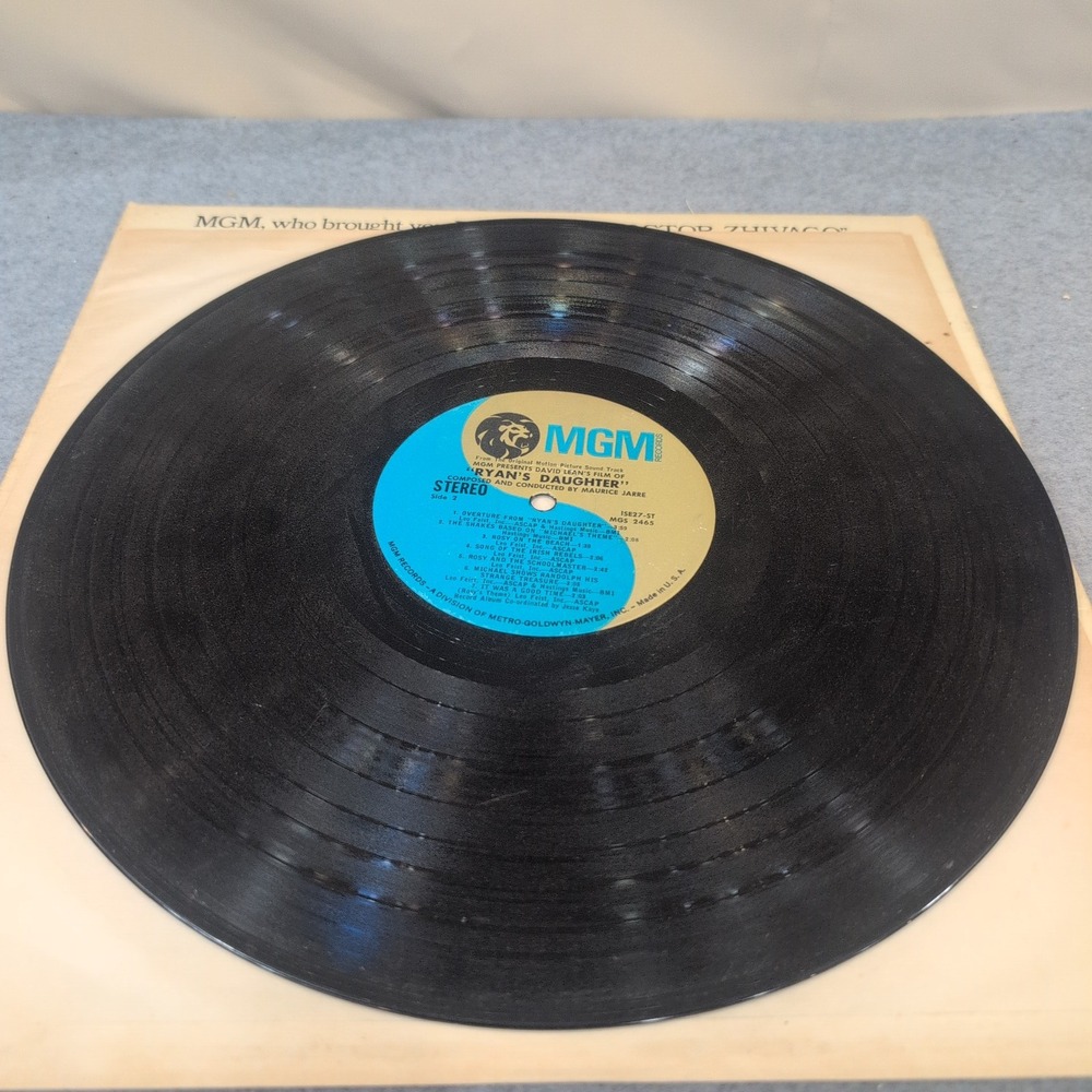 Ryan\'s Daughter Soundtrack Vinyl LP Maurice Jarre MGM Records ISE-27 ST 1970 - Picture 5 of 8